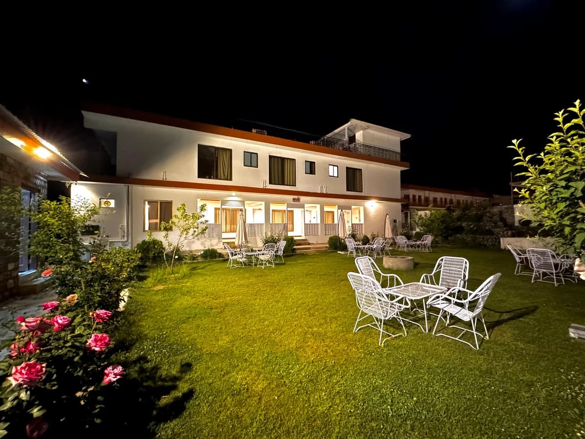 Prestige by Alnoor garden terrace view Skardu